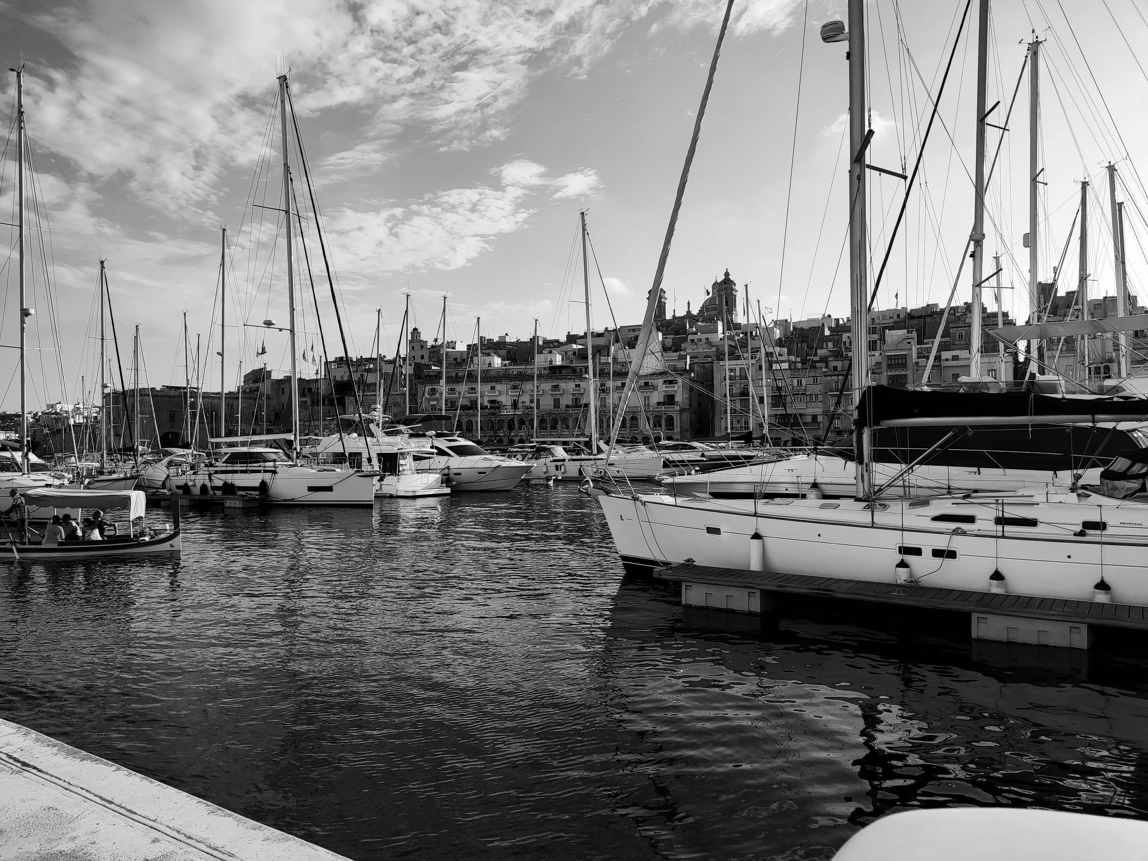 A photo I took of a harbour in Malta. This was taken on my phone, a POCO F3.